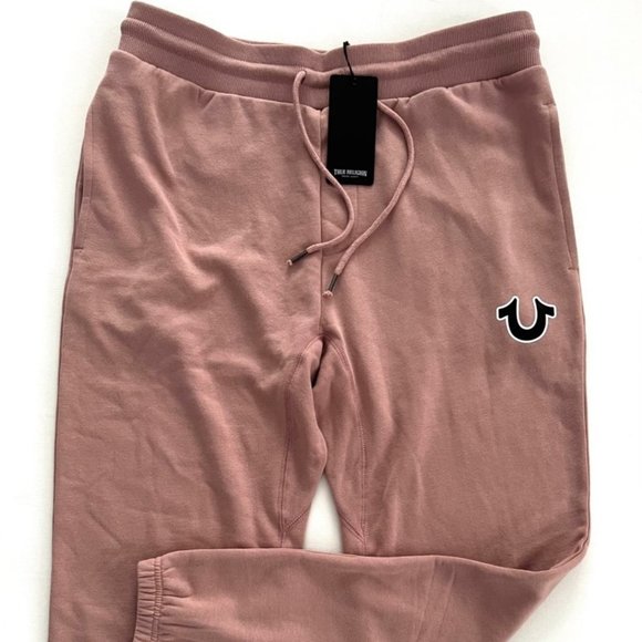 True Religion Sunset Jogger Sweatpants Woodrose - Picture 3 of 5